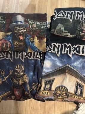 Iron Maiden Graphic Band Tees - Multicolor